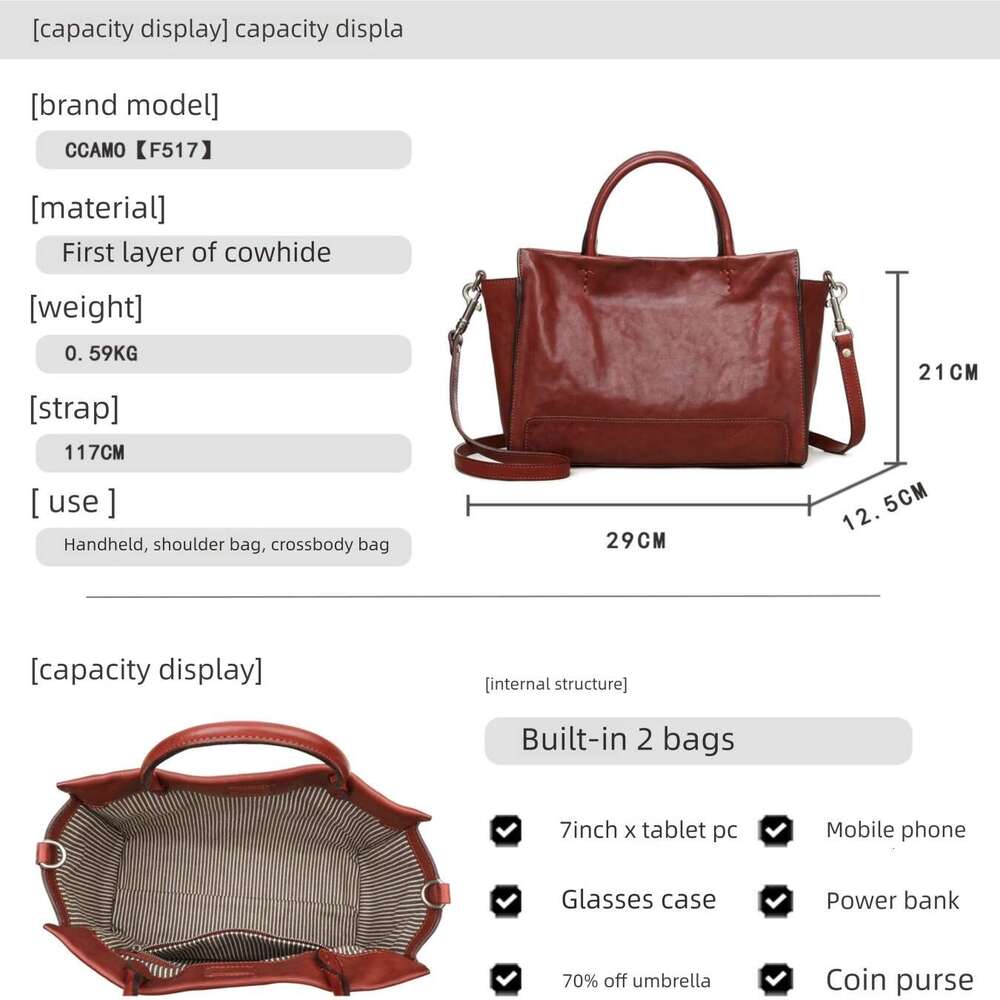 New Style Genuine Leather Handbag For Women Light Luxury Minority Design Shoulder Crossbody Bag Factory Wholesale Hot Sale SENYY