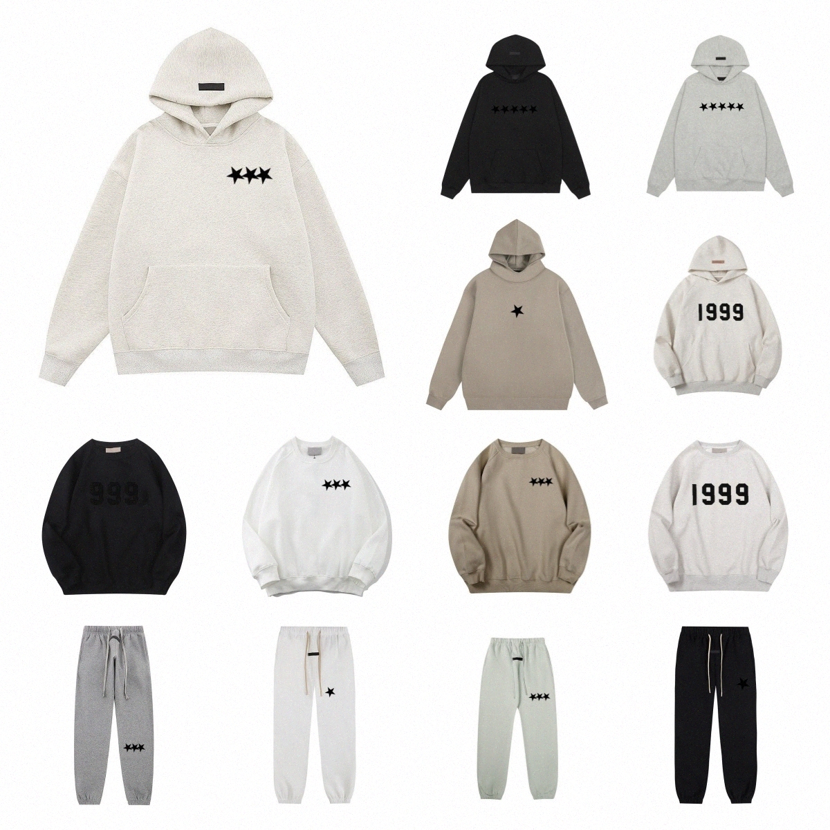 essential hoodie mens designer Trendy essintals Luxury Inspired Letters Print Pullover Hooded Loose Fit Casual Streetwear women SweatshG1Dr#
