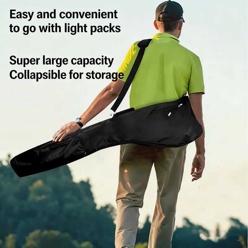 Golf Bag Oxford Cloth Golf Club Bag Super-capacity Foldable Storage Bag Outdoor Sport Bags For Golf Can Hold Sets Clubs D260323