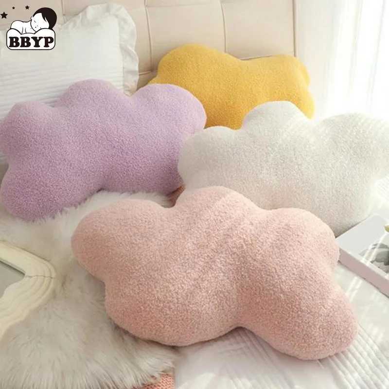 Cloud Cushion Stuffed Cloud Doll Throw Pillow Ornament Baby Stuffed Pillow Toy White Cloud Room Chair Home Decor Seat Cushion H260323