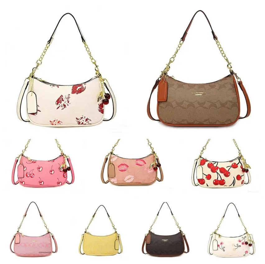 2026 Women designer Bags Shoulder Bags Chain Wallet Strap Purse Embossed Letters Old Flower Handbags Floral Lady Embroidery Bag