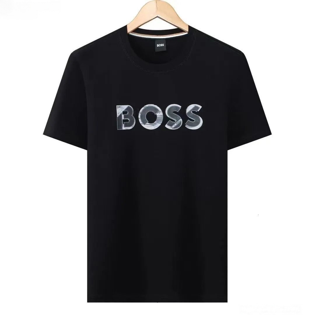 Mens bosse Shirts Designer Tshirt bosshugo Casual T-Shirt Crew Neck Tees Summer Cotton Short Sleeve Clothes USA Fashion Luxury Streetwear T Shirt hugosbossemen polo