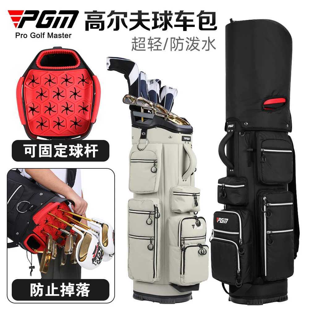 PGM Golf Cart Bag for Men Lightweight Portable Standard Golf Club Bag with Fixed Stand D260323