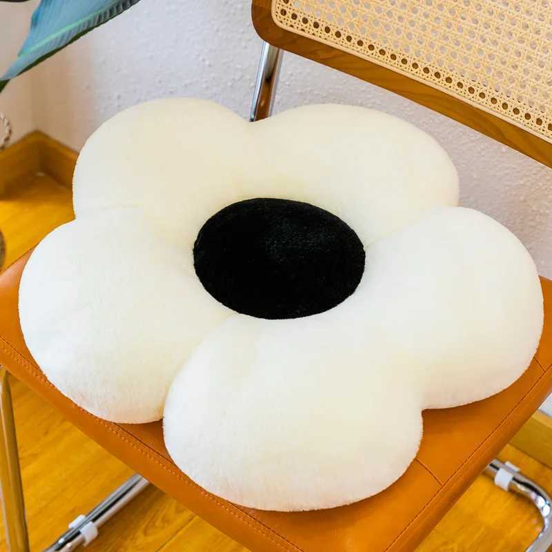 Home Bedroom Flower Cushion Office Sofa Chair Student Cushion Petal Futon Sun Flower Throw Pillow Cushion Soft and Comfortable H260323