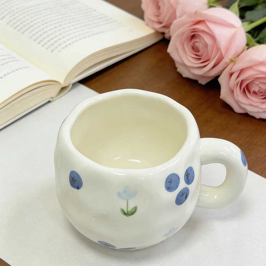 Little Fresh Hand drawn Ceramic Coffee Cup H260323