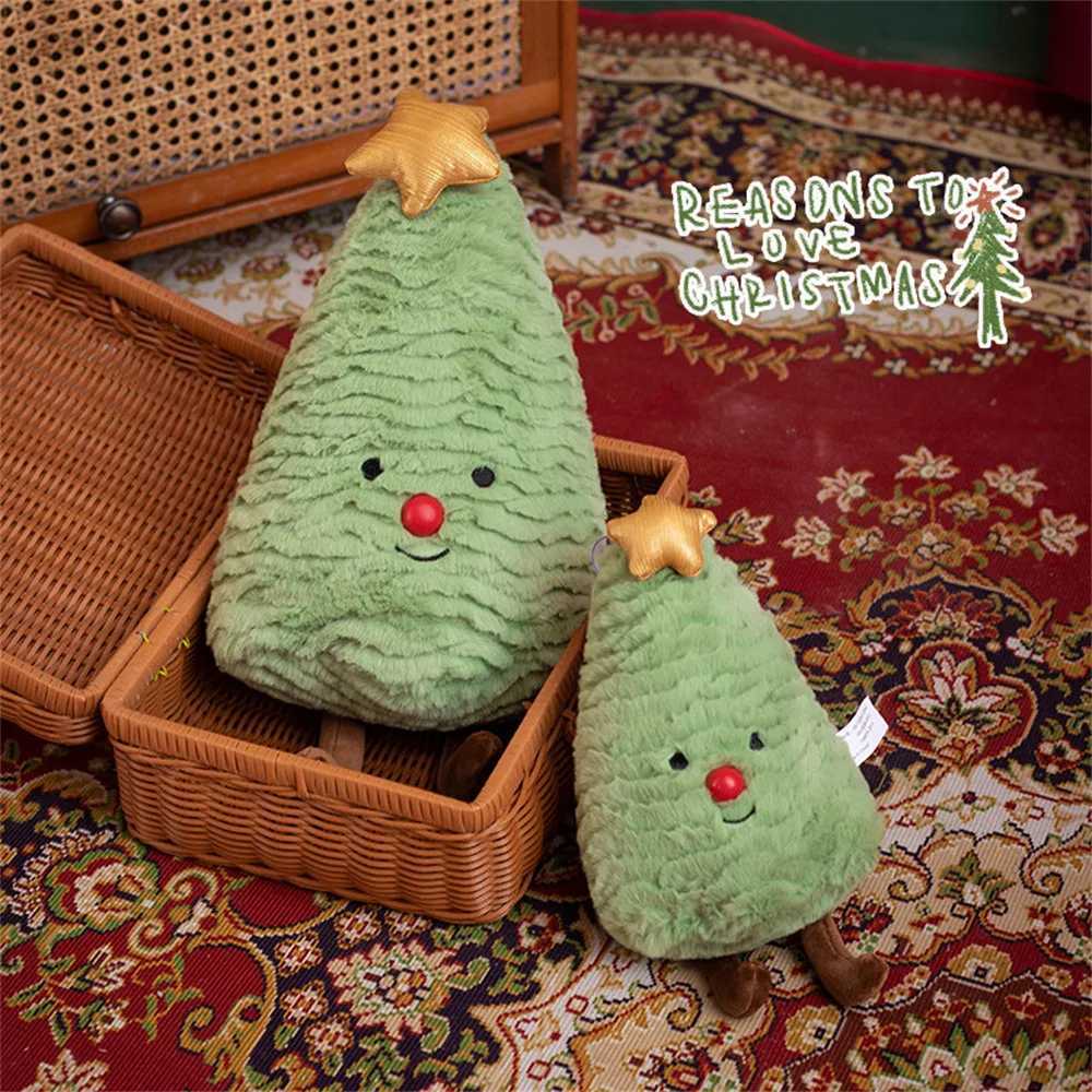Christmas Gift Box Gingerbread Man Christmas Tree Plush Doll INS Cute Christmas Gift Comfortable Sofa Pillow Cushion Decoration H260323