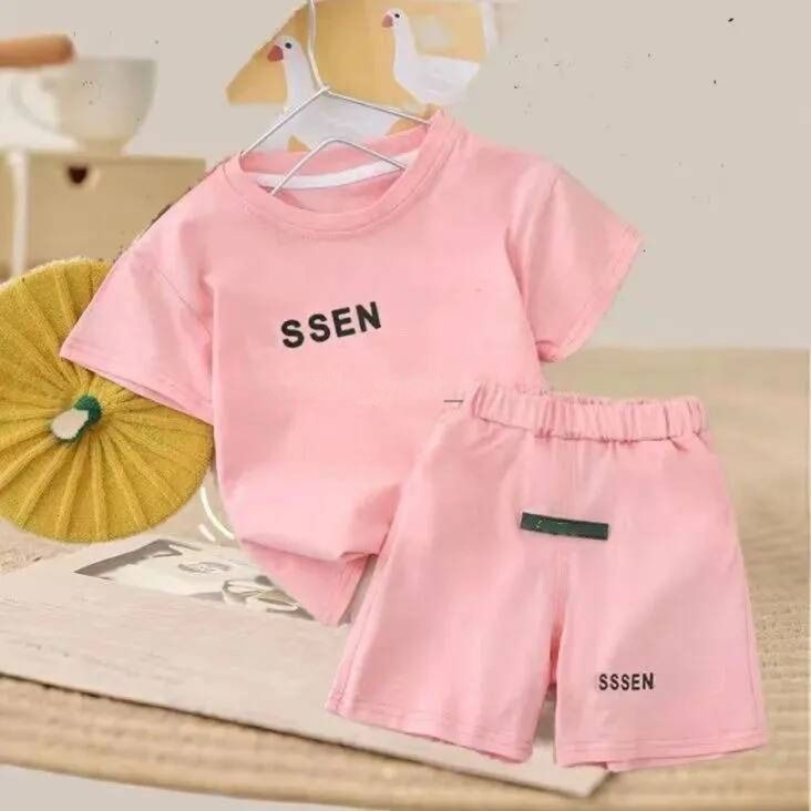 Baby Kids Clothing Sets toddlers Boy girls T-shirt shorts Clothes New Cotton childrens Girls Kids Designer Infant Jumpsuits Clothing
