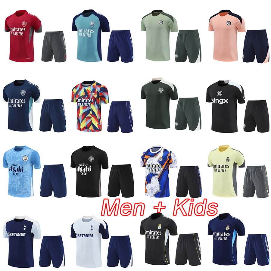 2026 2027 Arsen mens football jersey training shirts kit madrides pre match soccer jerseys kids football kits 25 26 27 maillot de foot camiseta futbol