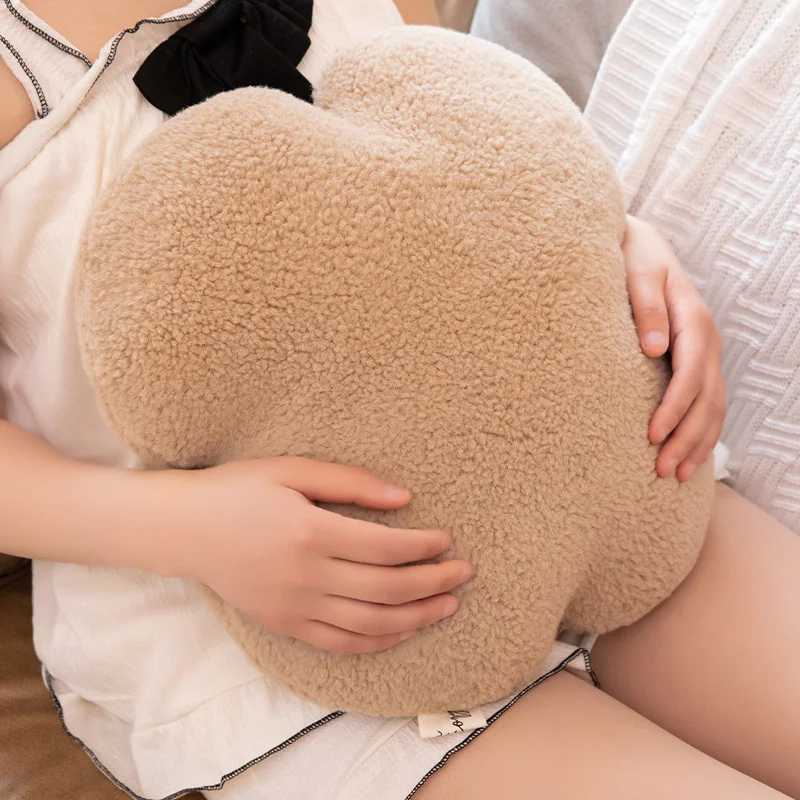 INS Plush Hear Throw Pillow Cute Clover Soft Doll Home Sofa Decoration Pillow Cushion Kids Toys Birthday Gift H260323