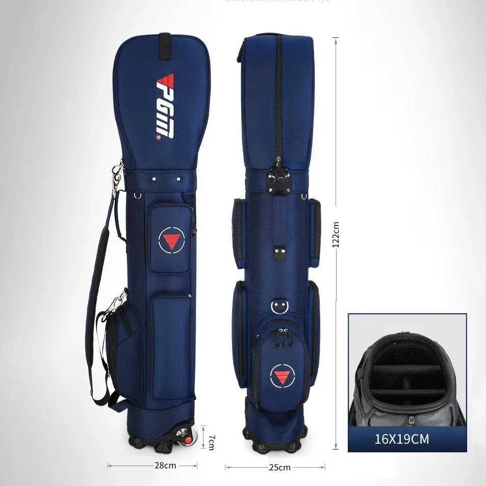 PGM Golf Bag with Wheels Ultra-light Sport Standard Golf Bags Large Capacity Golf Aviation Ball Storage Multifunctional QB069 D2603231
