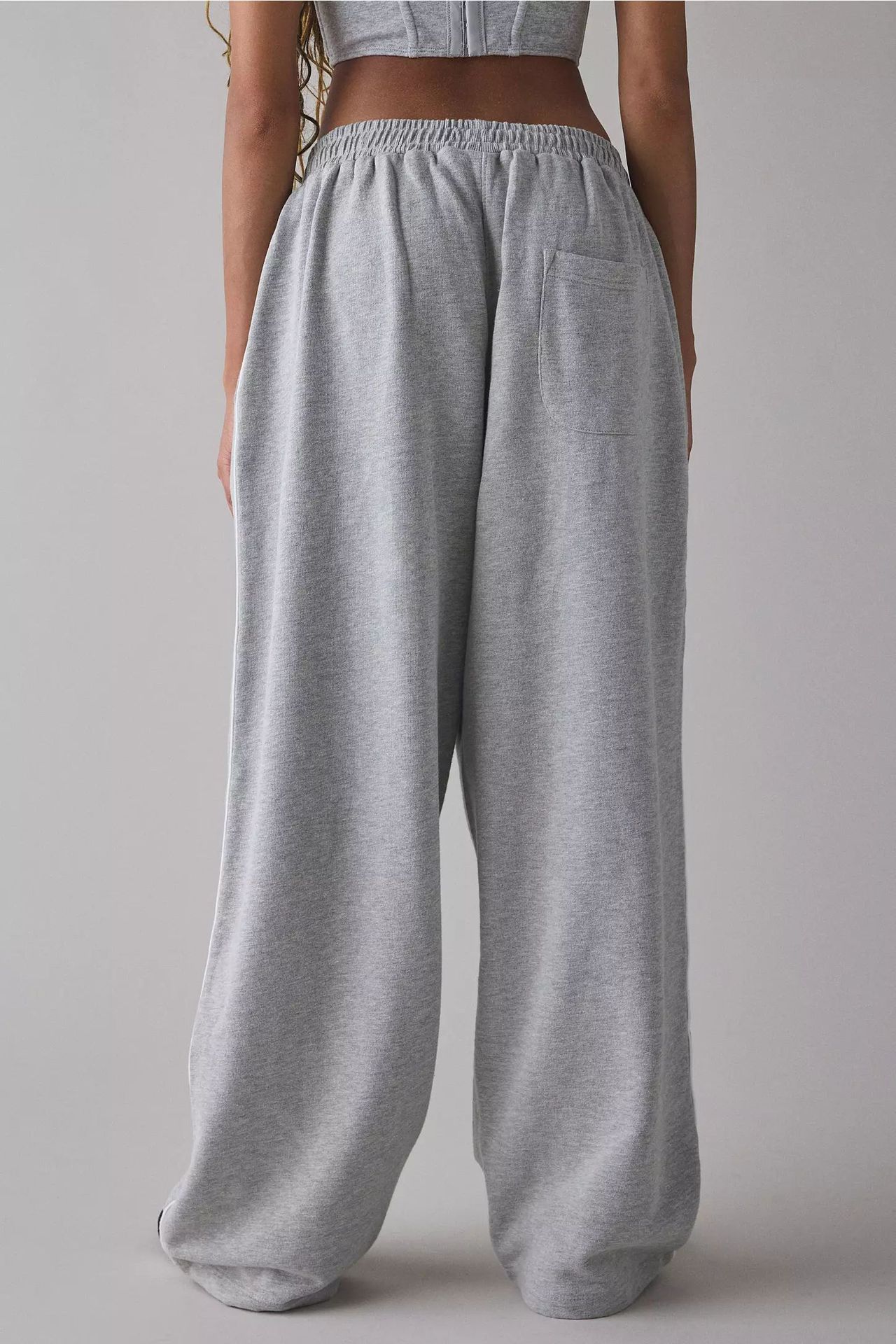Women's Pants Autumn Street Sweatpants Y2K Aesthetic Slacks Korean K- Fashion Personalized Letters Embroidered Casual Loose Wide Leg