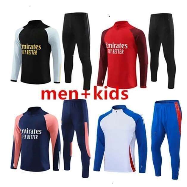 24 25 26 Football tracksuits soccer tracksuit Survetement LPAQUETA OL AOUAR training suit Jogging sets men and kids kit