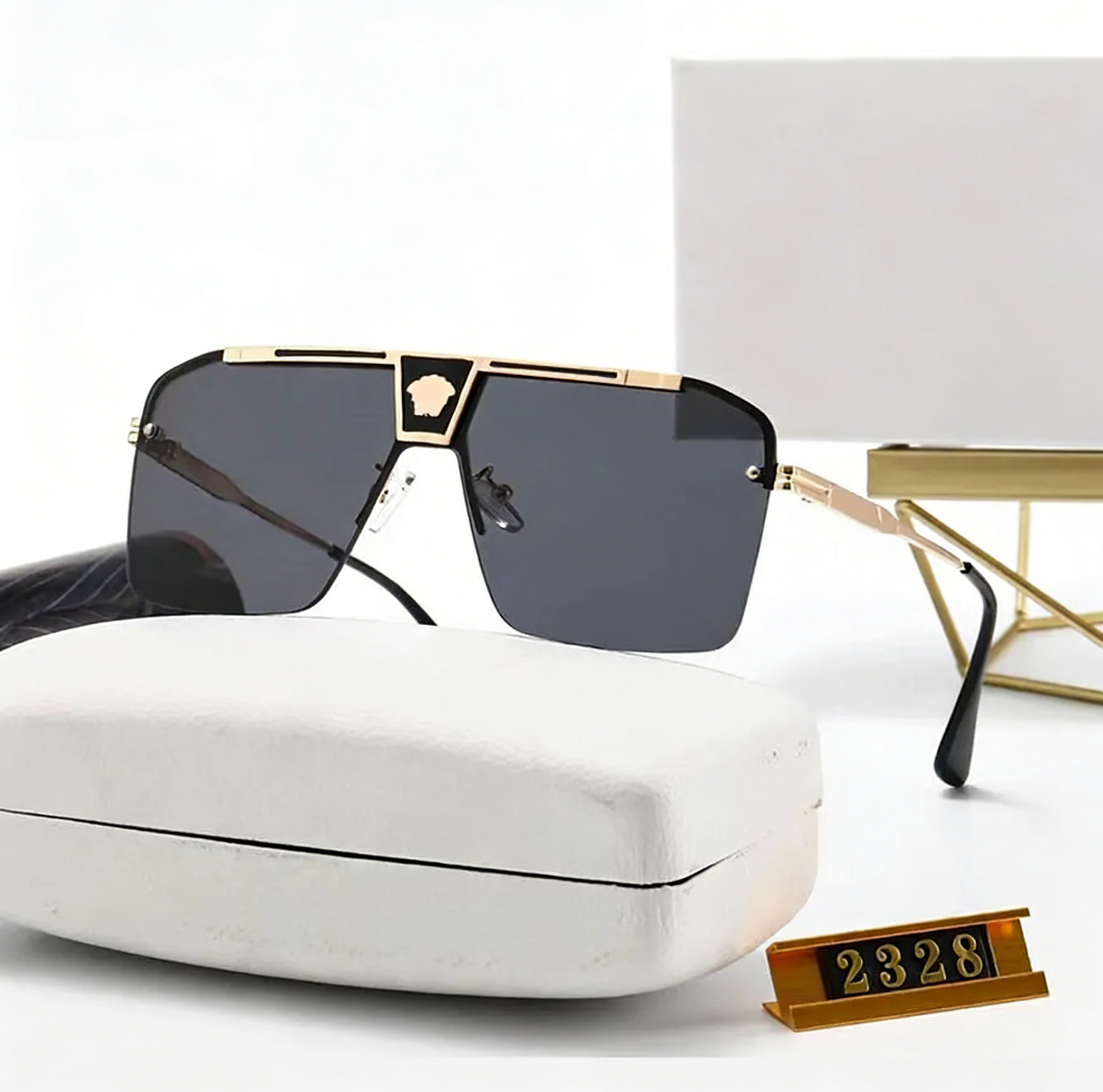 Designer Adumbral Sunglasses Superlatives Glasses Ultraviolet-proof Design for Man Woman Full Frame 7 Colors Optional Top Quality