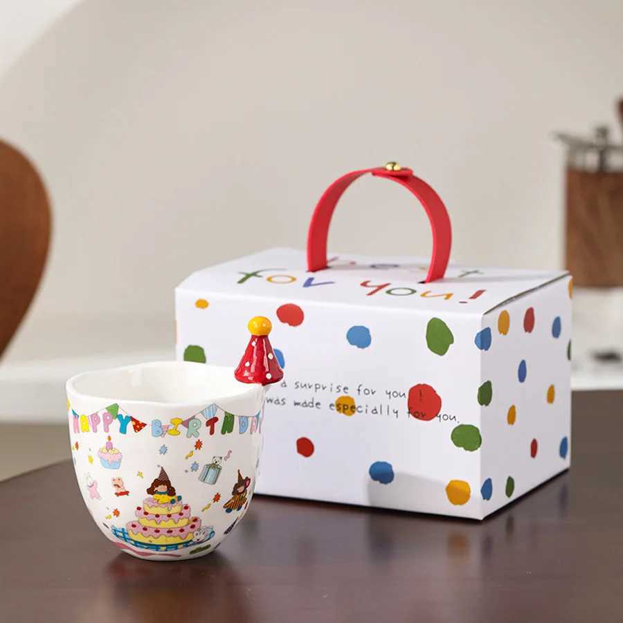 Ceramic cup Coffee cup Water cup Mug Tea cup CupCouple For home Milk Pure white Bone china Jingdezhen ware Large capacity High-t H260323