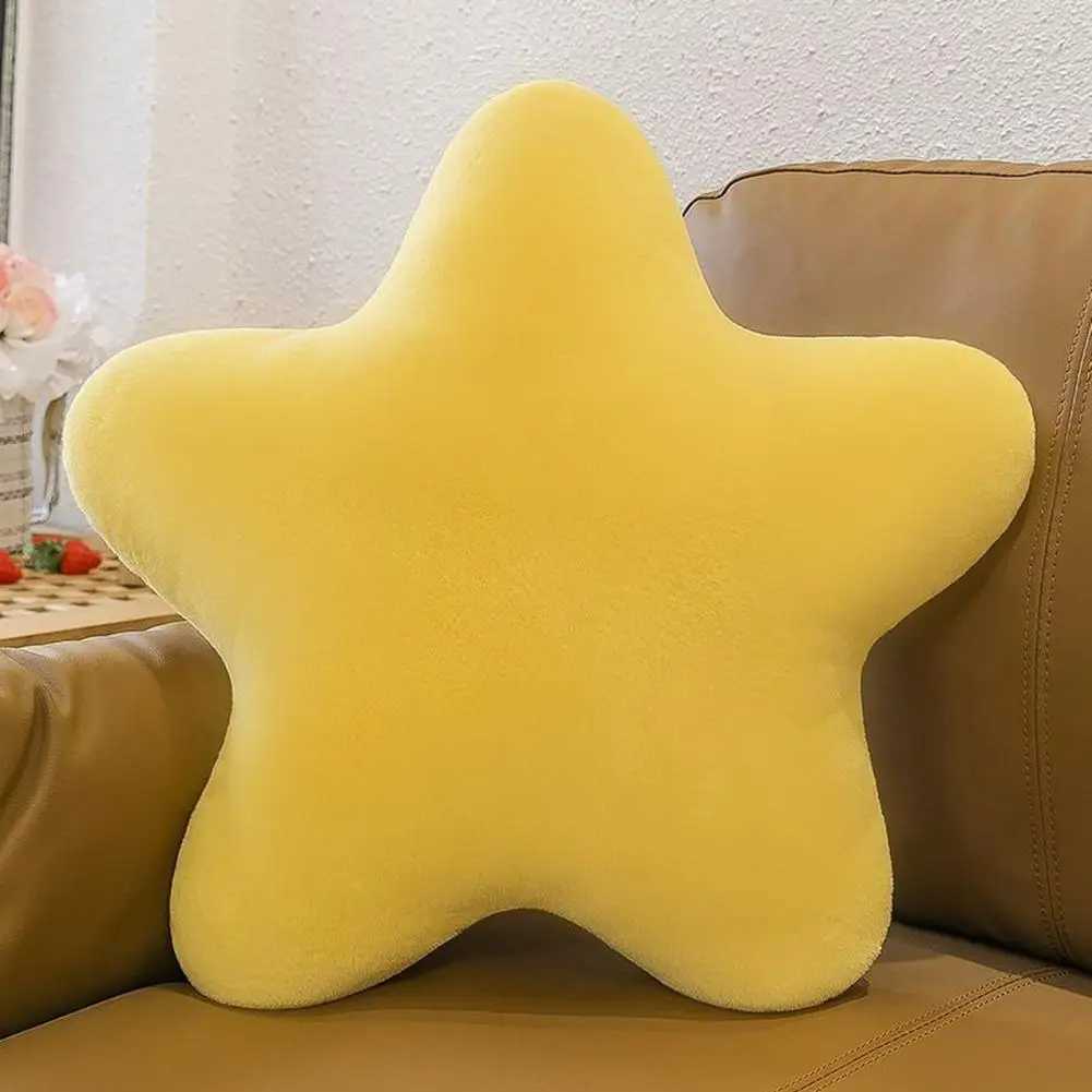 White Star Pillow Cute Star-shaped Pillow Soft Fluffy Star Pillow Pentagram Shape Cushion for Sofa Bed Couch Cute for Girlfriend H260323