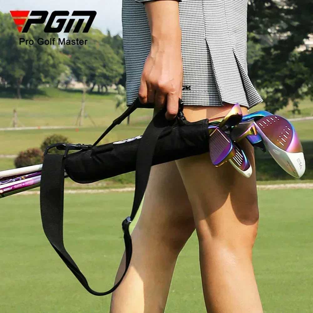 PGM Golf Bags Lightweight Waterproof Golf Mini Club Bag Portable Mini Golf Bag Stand Type with 5 Holders for Men Women Kids D260323