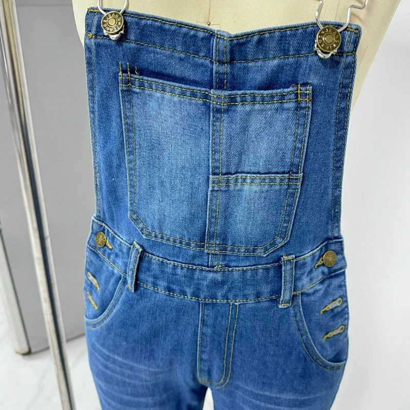 New Washed Retro Loose Straight-leg Workwear Jeans and Overalls From The Streets of Europe and America Womens Clothing 2025 M260323