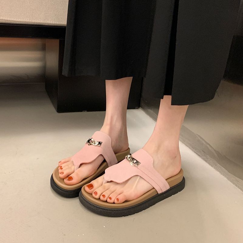 Hot new free shipping designer slippers for womens flat slippers pink black khaki Fashionable and versatile Casual outdoor beach sandals