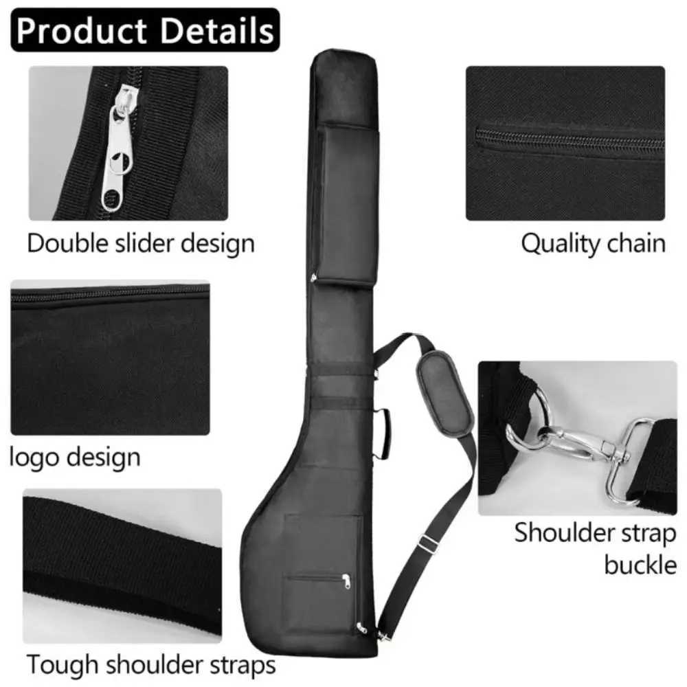 Waterproof Golf Sunday Bag Adjustable Strap Convenient Golf Club Bag High-capacity Foldable Golf Carry Bag Outdoor Sports D260323