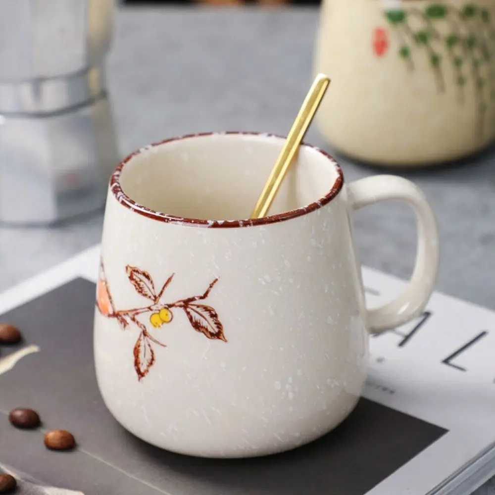 Glazed Retro Simple Nordic Ceramic Mug Creative Household Personalized Water Cup Coffee Cup H260323