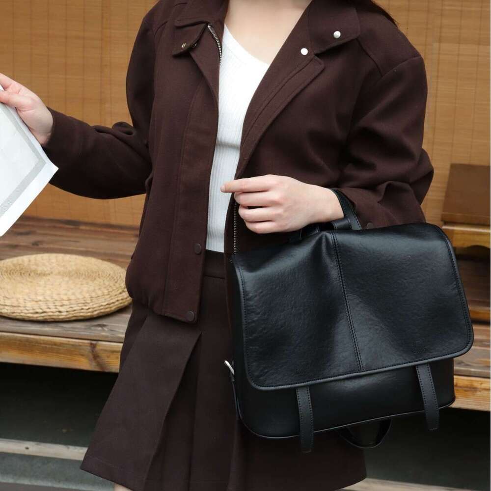 Genuine Leather Backpack Women Vintage Luxury Large Capacity Satchel Bag Casual Travel Shoulder Bag Fashion Hot Sale SENYY