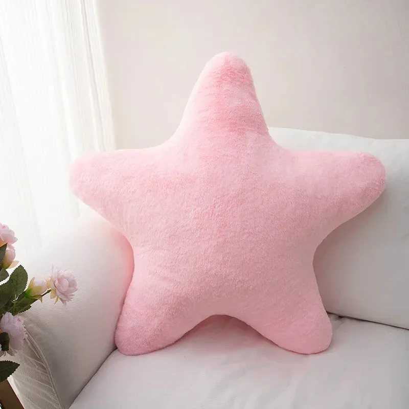 40cm Cute Cartoon Star Shaped Pillow Soft Nap Cushion for Student Office Bedroom Decor H260323