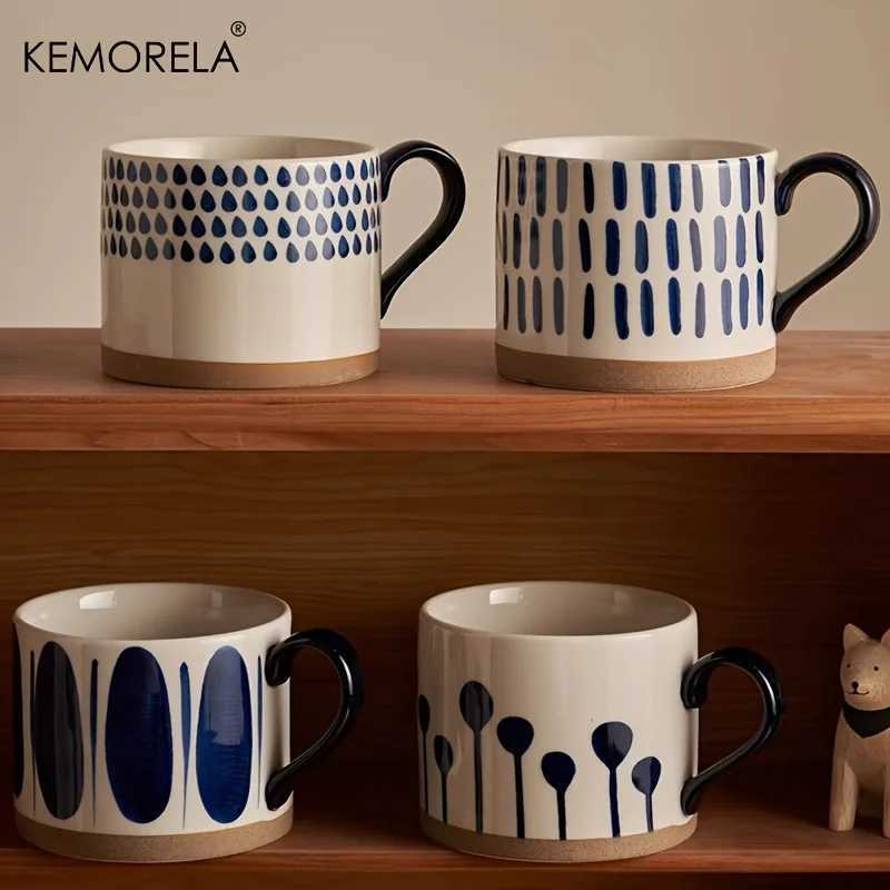 KEMORELA 1PC Japanese Ceramic Cup Coffee Milk oatmeal Breakfast Cups Mug Cups Teacup Water Cup Drinkware Office Home Water Cup D260323