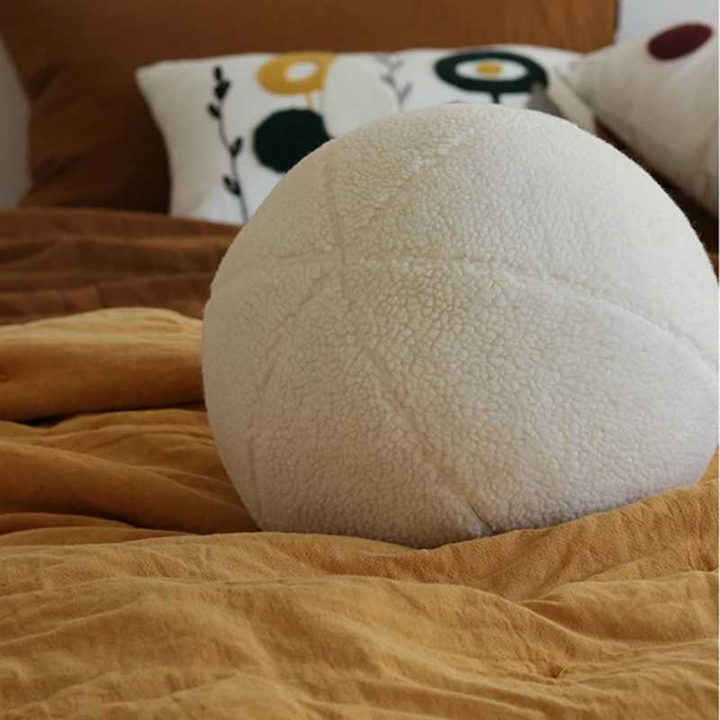 1pc Ball Shaped Plush PillowCute Soft Waist Rest pillowHome Decor Throw Pillow Used to Add Comfort and Style to SofaOr room H260323