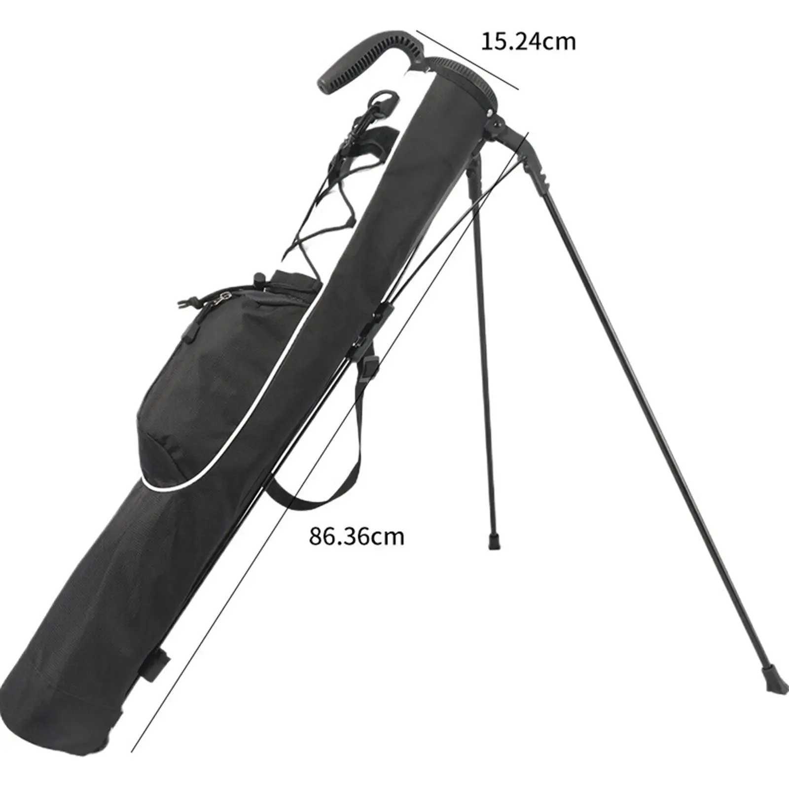 Golf Bag Golf Stand Bag Portable Storage Bag Lightweight Organizer Golf Carry Bag Golf Club Bag for Golf Supplies Golfer Gift D260323
