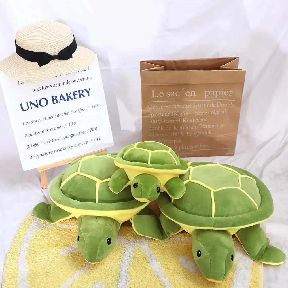 35cm Kawaii Sea Turtle Pillow Cushion Soft Plush Filling Animal Throw Pillow Cushion Kids Turtles Toys Boys Girls Birthday Gift H260323