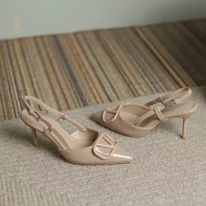 2026 Summer Hot Fashionable Casual Designer High Heels Naked Color Versatile Classic Wedding Business Dress Shoes for Women