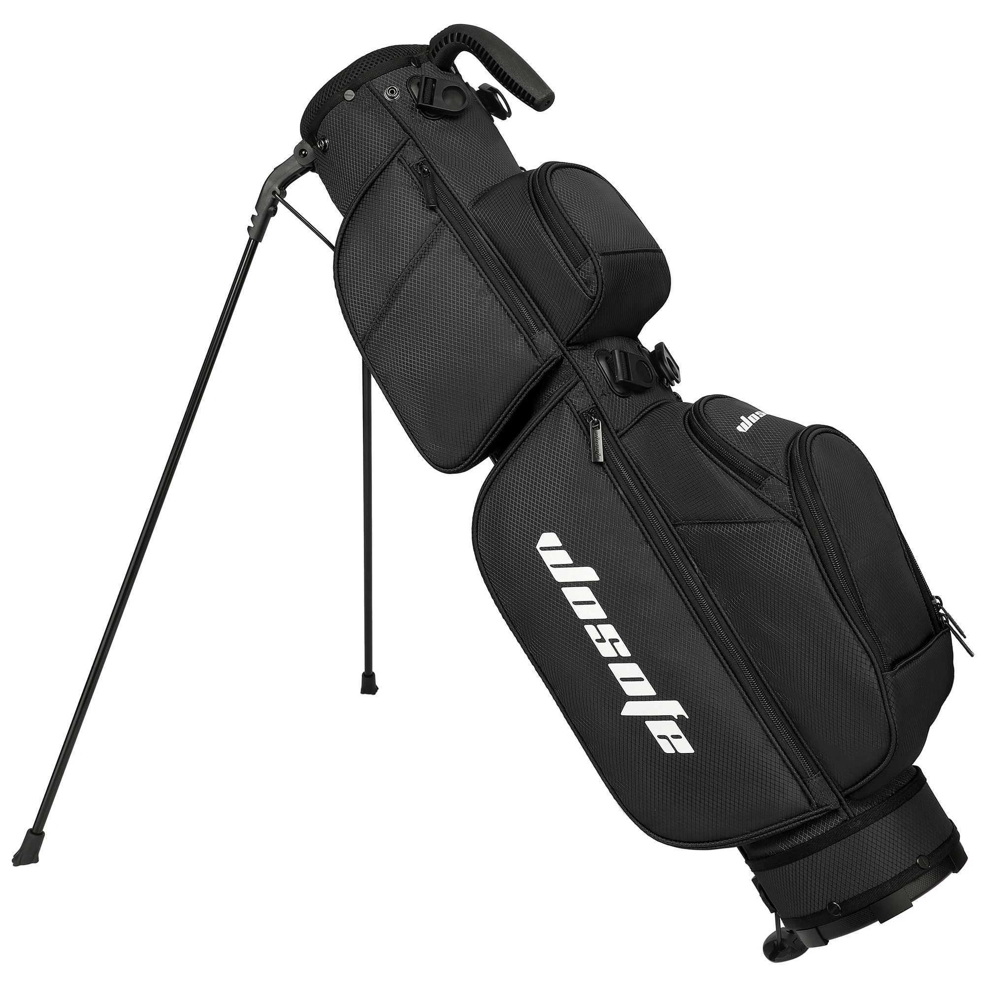 Lightweight Golf Stand Bag - 3-Way Dividers Fits 5-9 Clubs - Small Sunday Bag for Men Women Par 3 Driving Range Executive D260323