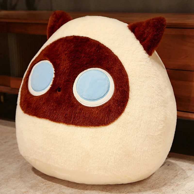 Adult Cute Cat Cushion Waist Support Pillow Sofa Office Chair Bedside Waist Protection Soft Breathable Pillow H260323
