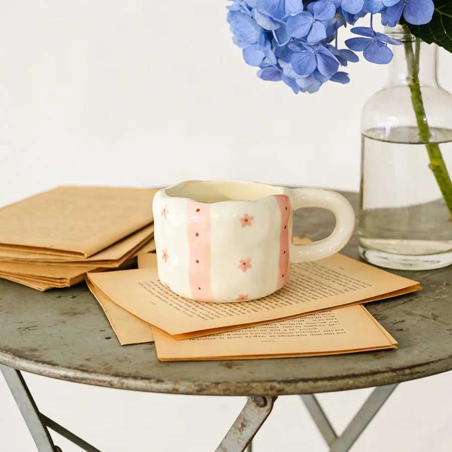 Ceramic cup Coffee cup Water cup Mug Tea cup CupLight-luxury With lid No lid For tea Meeting room Office Personal Dedicated Japa H260323