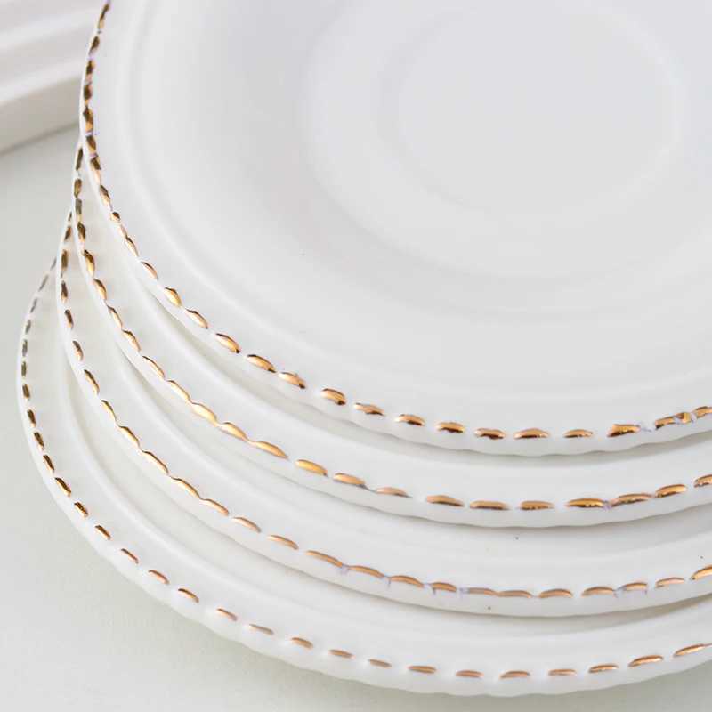 Ceramic rose cup coffee cup plate set handmade ceramic flower cup H260323