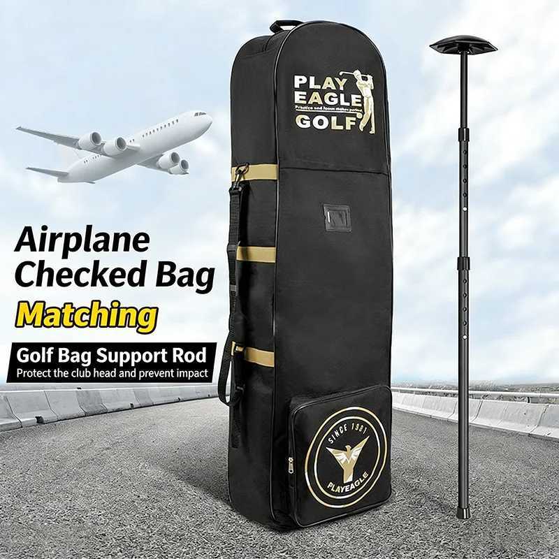 Golf Aviation Bag Golf Bag with Silent Wheels HKB02 Large Capacity Storage Foldable Airplane Travelling Golf Bag D260323