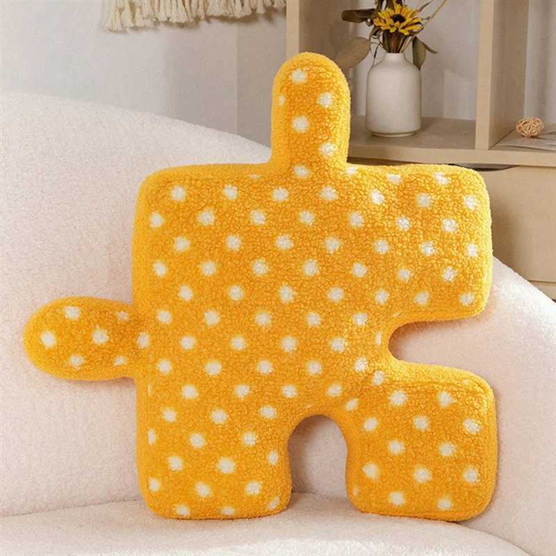 A45Z-Irregular Puzzle Cushions Polka Dot Pillows Plush Pillows That Can Be Used For Games Sofa Bed Decorations H260323