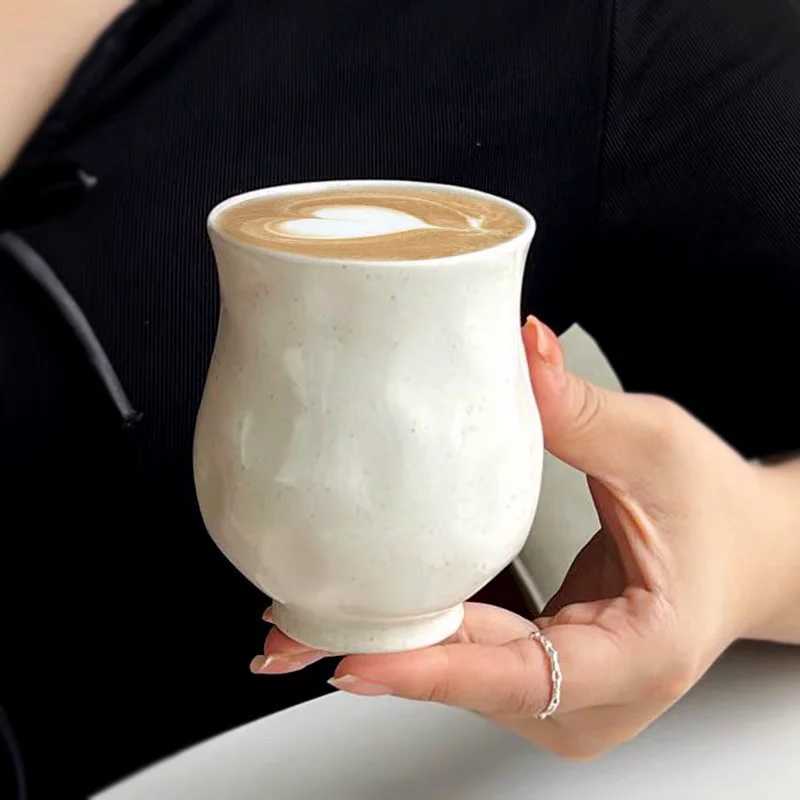 Minimalist Ceramic Mug Office Water Cup Breakfast Milk Cup Japanese Afternoon Tea Lovers Coffee Cup Household Drinking Set D260323