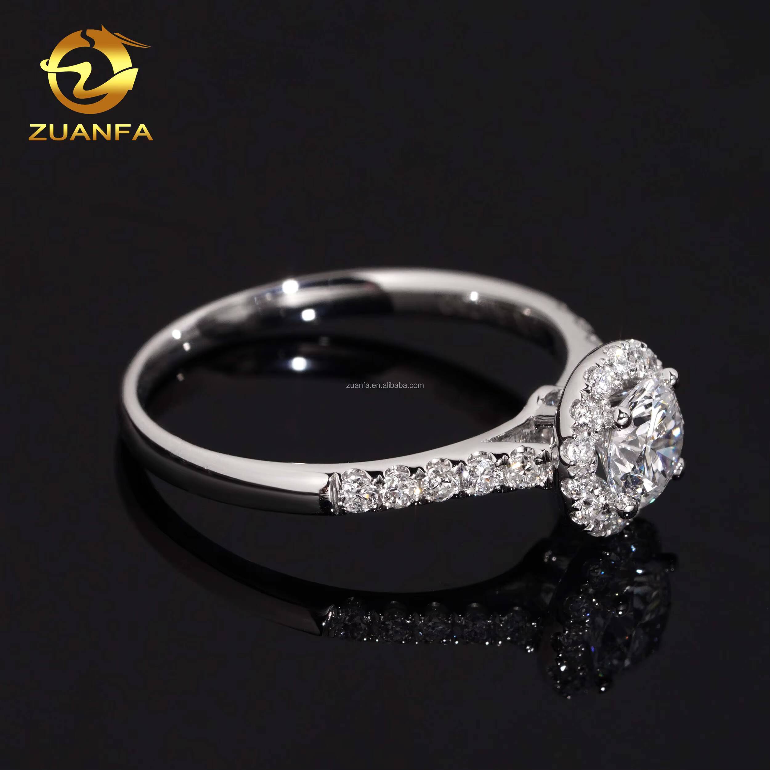 IGI Certificate Female 18k Solid Gold 054ct Wedding Bridal Luxury Jewelry Gorgeous Lab Grown Diamond Engagement Solitaire Ring
