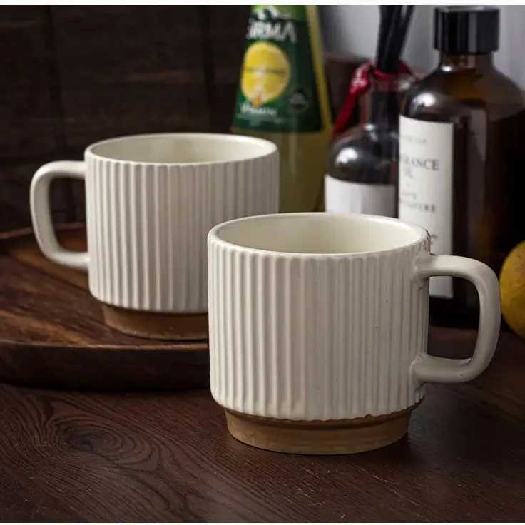 Mug universal drinking cup spoon household water cup office ceramic cup coffee cup milk cup tea cup H260323