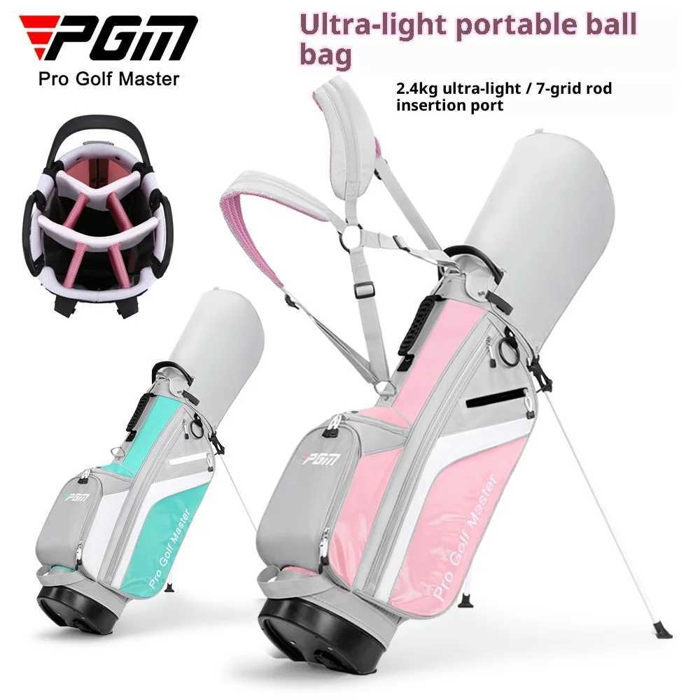 PGM QB148 Golf Bag Womens Stand Ball Bag Lightweight Club Bag Backpack 7-hole Sports Bag D260323
