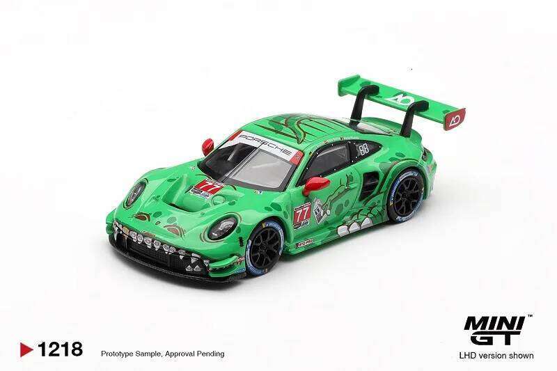 *PreSale* MINI GT 1:64 911 GT3R # 77 AO Racing 2025 IMSA Sebring 12Hr LHD Diecast Model Car 26H0323