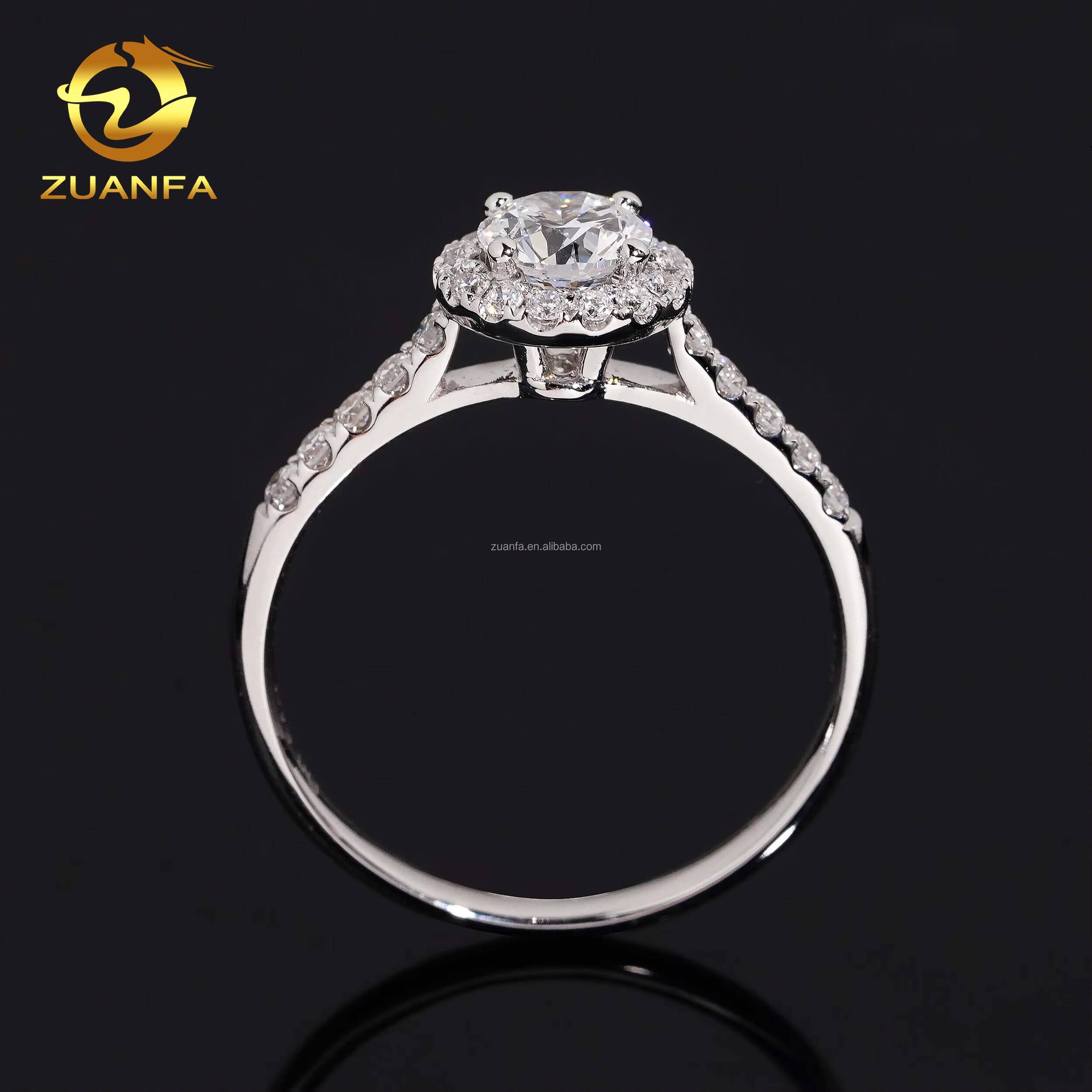 IGI Certificate Female 18k Solid Gold 054ct Wedding Bridal Luxury Jewelry Gorgeous Lab Grown Diamond Engagement Solitaire Ring