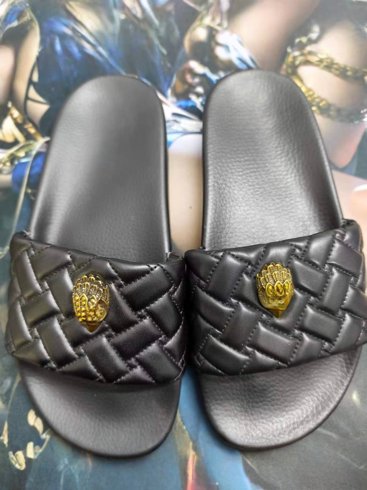 2026 Kurtly Gegiered New High Quality Designer Sandal Slide Color Flat Light Shoes For Ladies Fashion Outdoor Beach Casual Sandals SD131