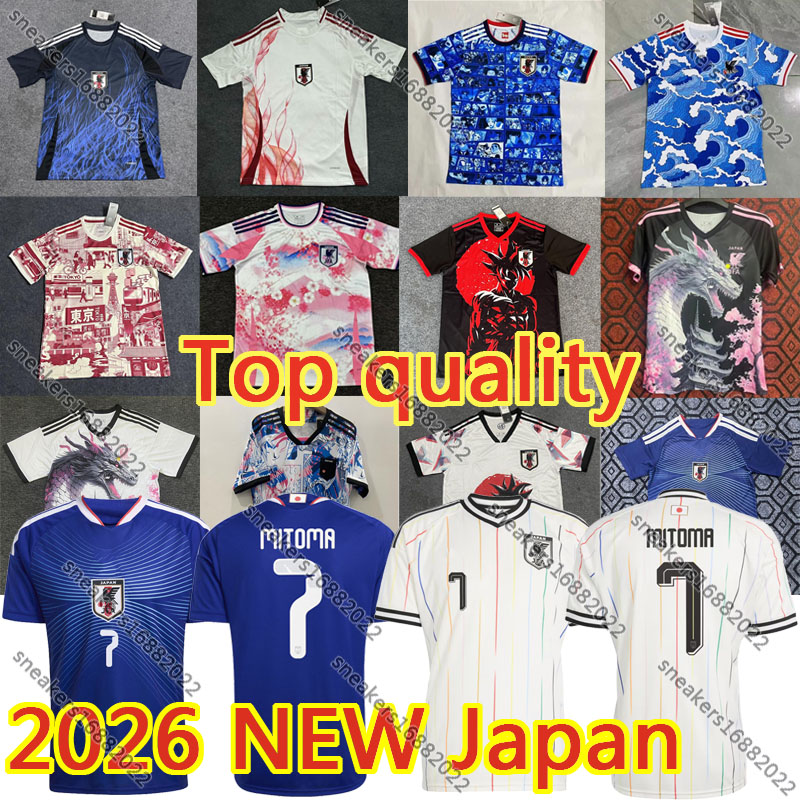 World Cup 2026 JApan football shirt classic Cartoon soccer jerseys MINAMINO TOMIYASU TSUBASA Mitoma maillot japon futbol camiseta SHIBASAKI KUBO KAMADA GOKU 26 27