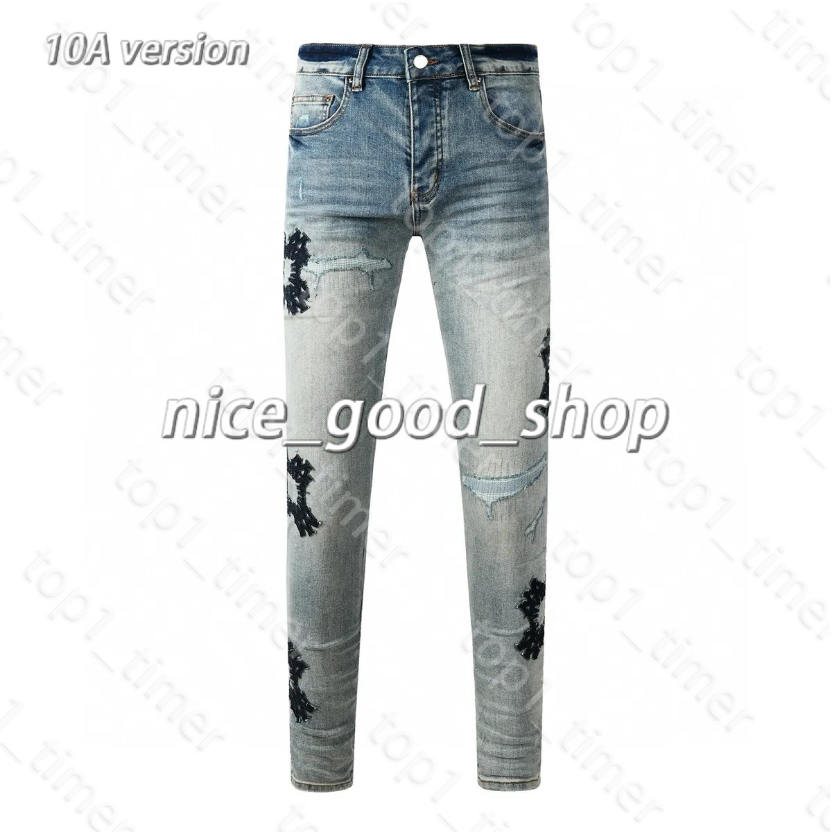 2026 10A amira Mens Jeans Men Luxury Knee Hole Straight Jean Retro Street Wear jeans amirijenas Motorcycle Sweatpants Casual Designer Jogger Pants 28-40 518