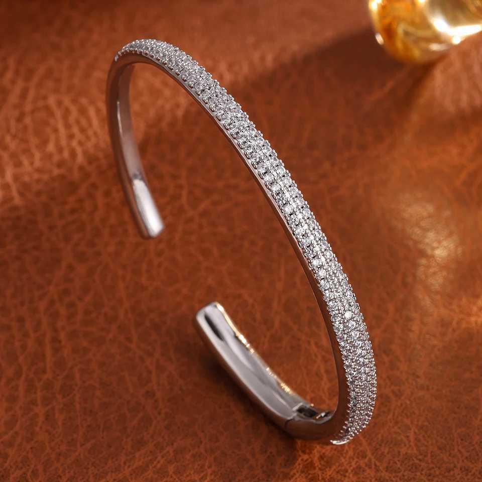 ZAKOL Luxury Elegant Water Drop AAA Cubic Zirconia Open for Women Dubai Bridal Wedding Party Jewelry H260323 - view 7