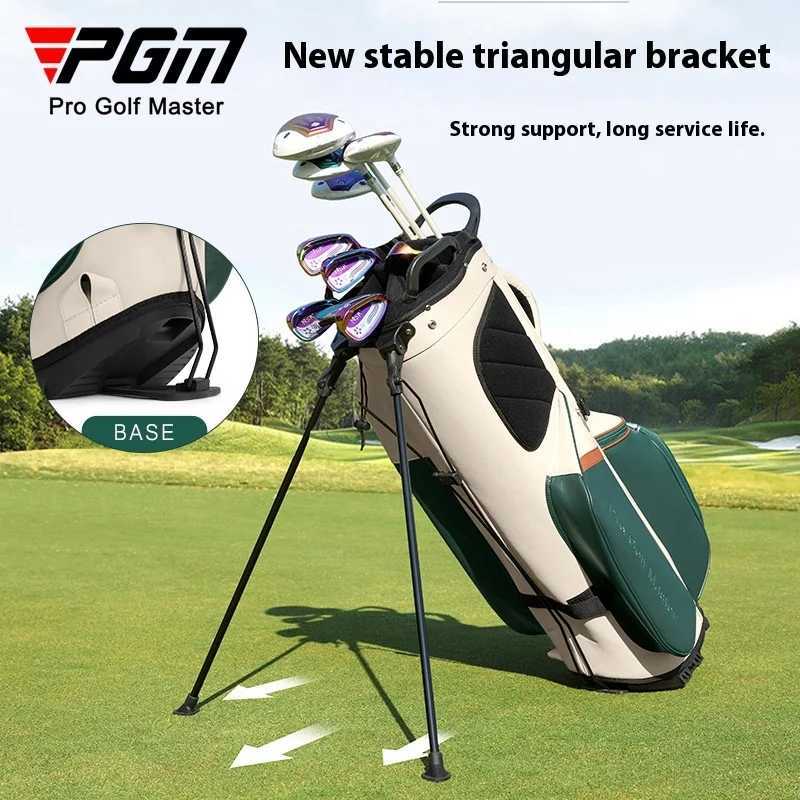 PGM QB175 Golf Bag Womens Stand Bag 7-Grid Plug Hole Shoulder Strap Golf Waterproof Microfiber Club Bag D260323
