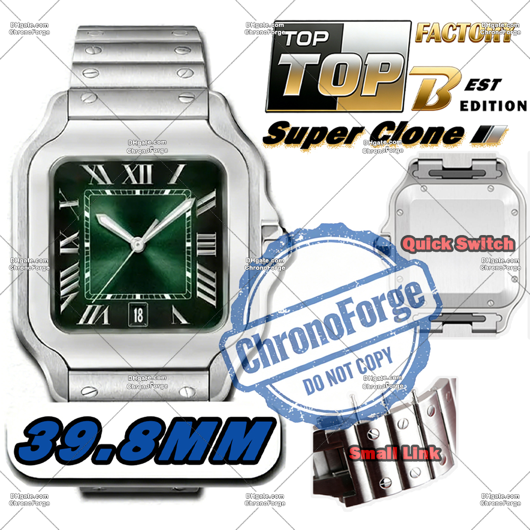 Super Clone Luxury Designer Watches Mens Watch Mirror Quality Automatic Mechanical Movement Full 904L Stainless Steel Roman Numeral Quick Switch Smart Link