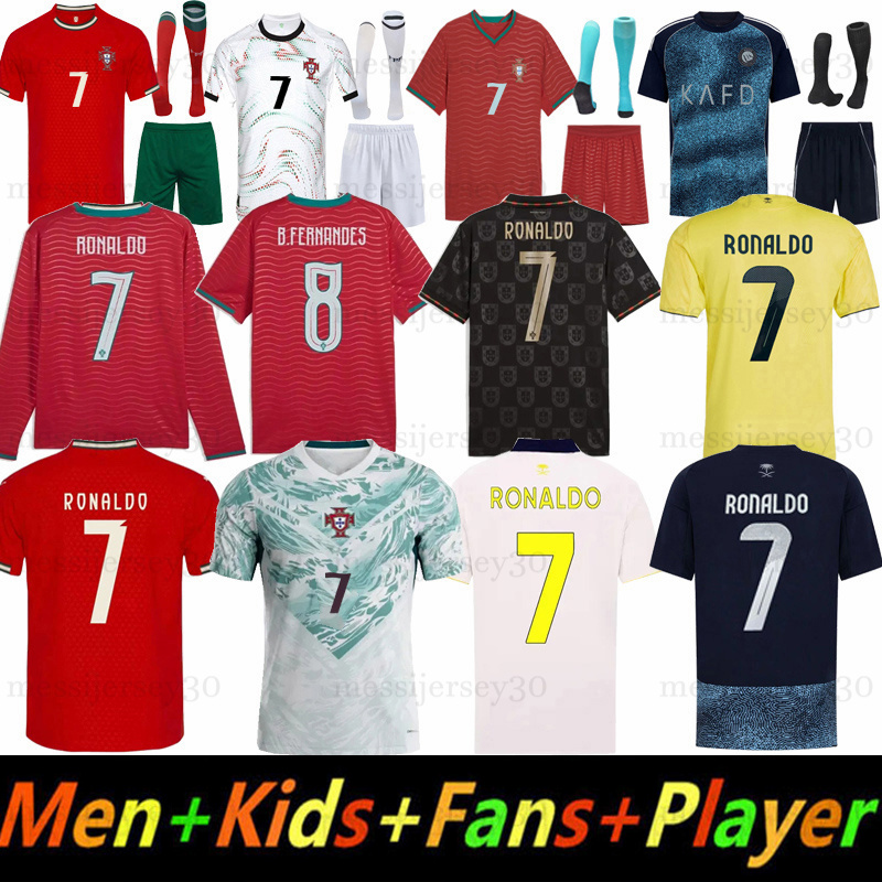 2026 camiseta Portugal Soccer Jerseys RONALDO jersey Joao Felix BERMARDO Bernardo B.FERNANDES LEAO Ramos Dias Felix 2627 football kit portugal
